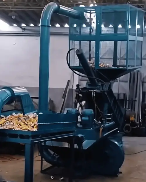 Prensa Automática de Lata de Alumínio